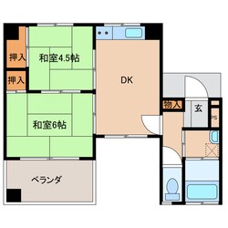 タワーハイムの物件間取画像